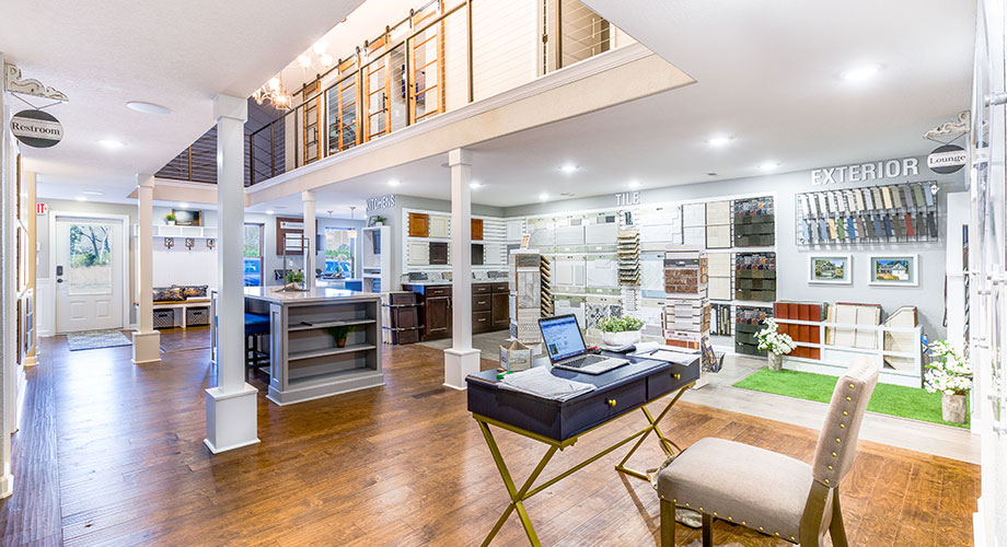 Custom Homes of Virginia Showroom interior on Bridge Road in Suffolk
